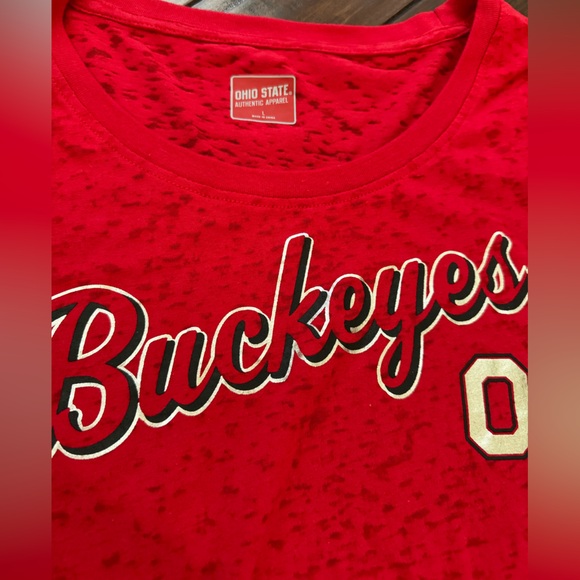Buckeye Ohio State University burnout tee - Picture 2 of 6